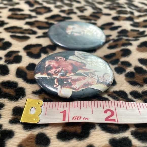 DAVID BOWIE 👩🎤Vintage Rock Button Pin Pinback 70s Ziggy Stardust Collectible - Picture 7 of 16